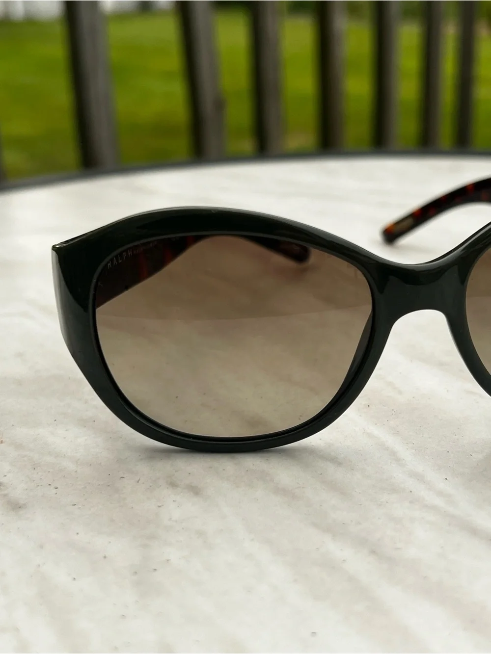 Ralph Lauren Olive Frame Sunglasses with Brown Grady Lenses